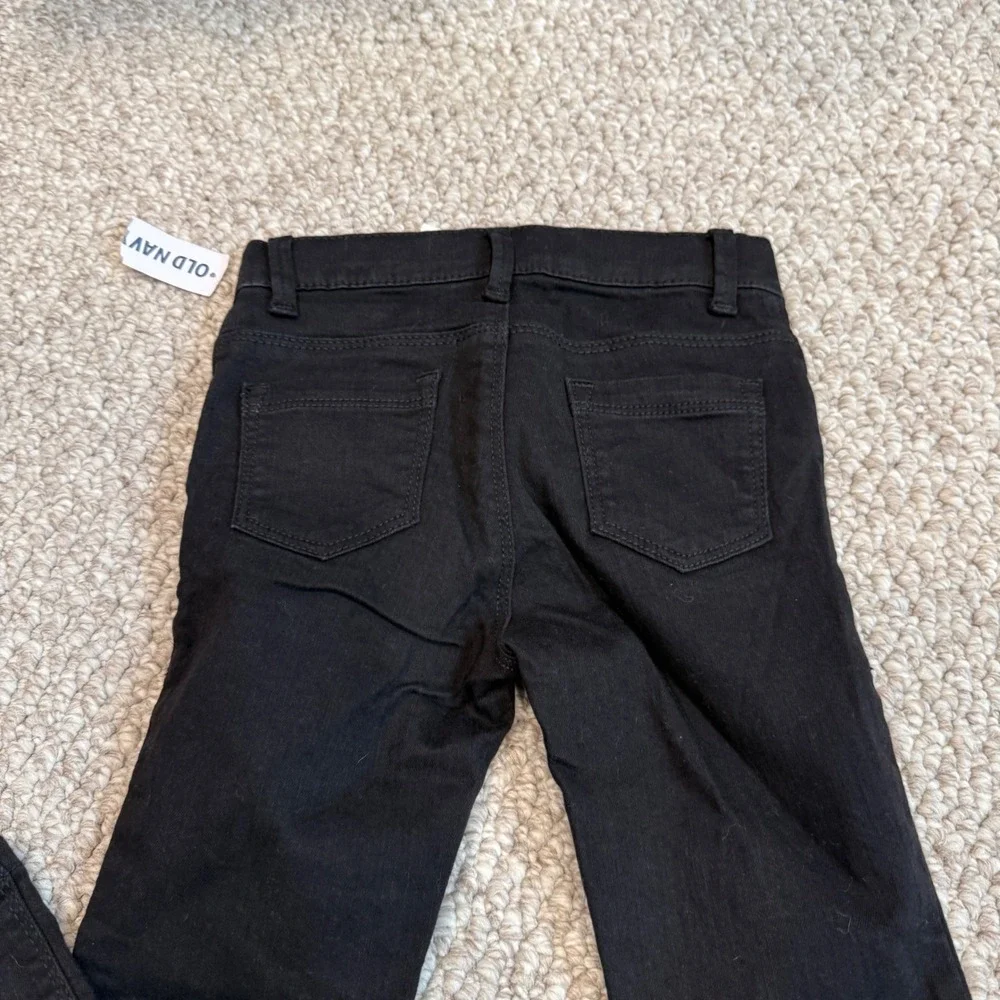 Old Navy Ballerina Super-Stretch Jeggings Black Skinny Pants Kids Size 5T NWT